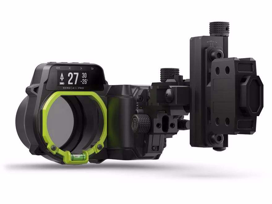 Best Bow Sights (2026): Single-Pin, Multi-Pin, and Electronic Ranked 2 Garmin Xero A1i Pro electronic bow sight with integrated laser rangefinder and auto-lit LED pins