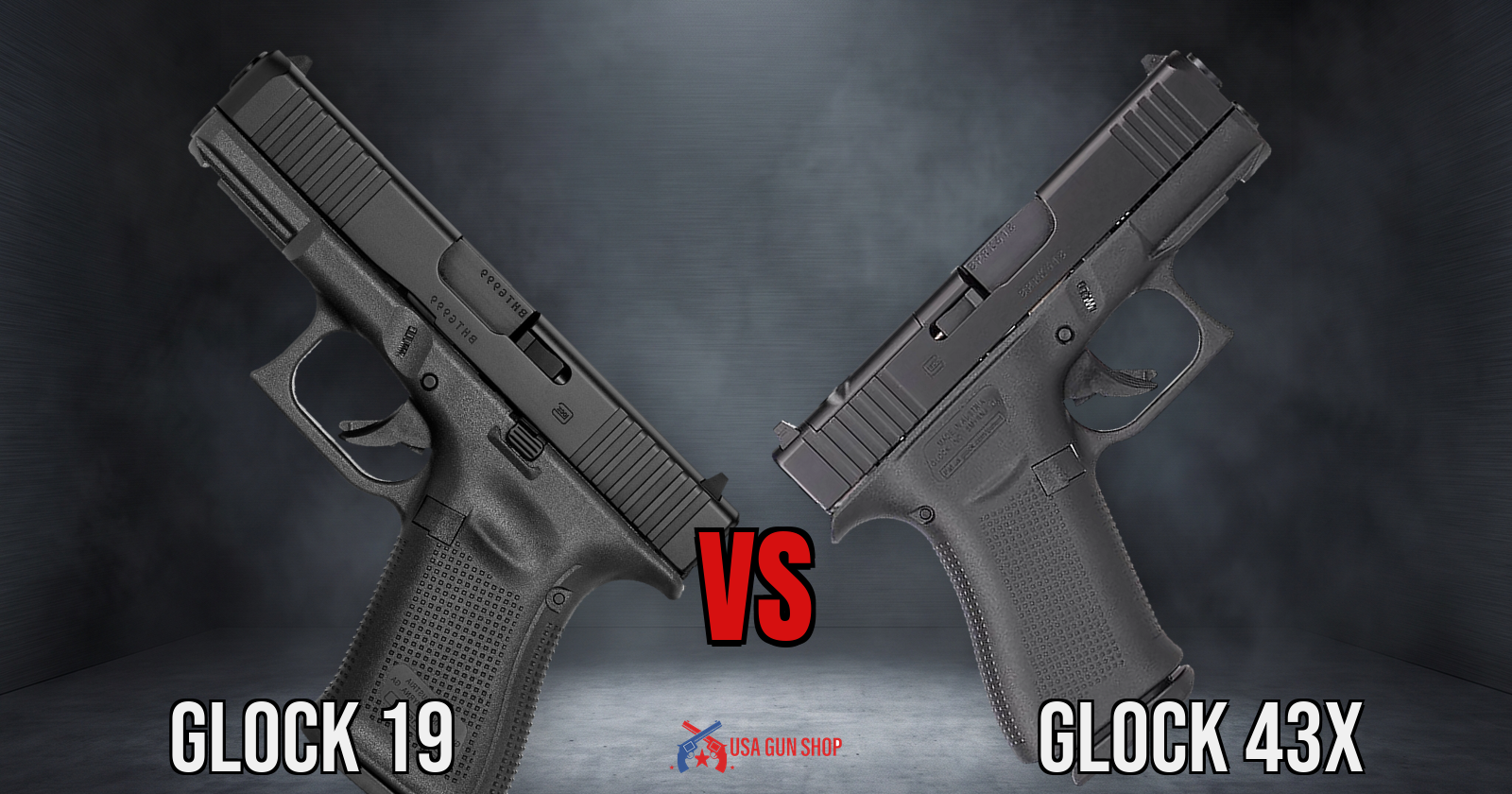 Glock 19 Vs Glock 43x What Is The Best Glock And Why comparison