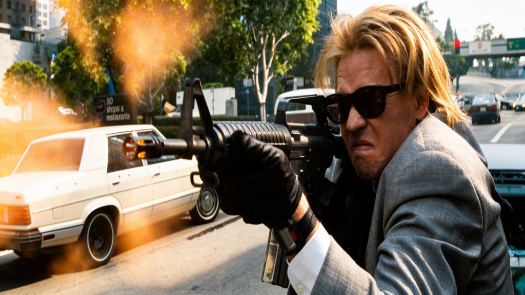 The Guns of Heat (1995): Every Weapon Identified 20 Heat, Val Kilmer shoots the Colt 733 in what might be the greatest movie shootout of all time.