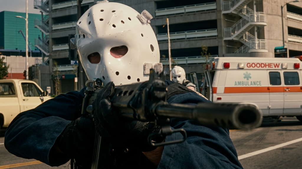 The Guns of Heat (1995): Every Weapon Identified 21 The Guns of Heat: FN FAL 50.61 Para in the hands of Cherrito