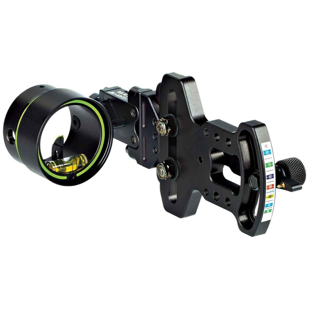 Best Bow Sights (2026): Single-Pin, Multi-Pin, and Electronic Ranked 9 HHA Optimizer Lite X budget single-pin slider bow sight with R.D.S. tape system at sub-150 dollar pricing