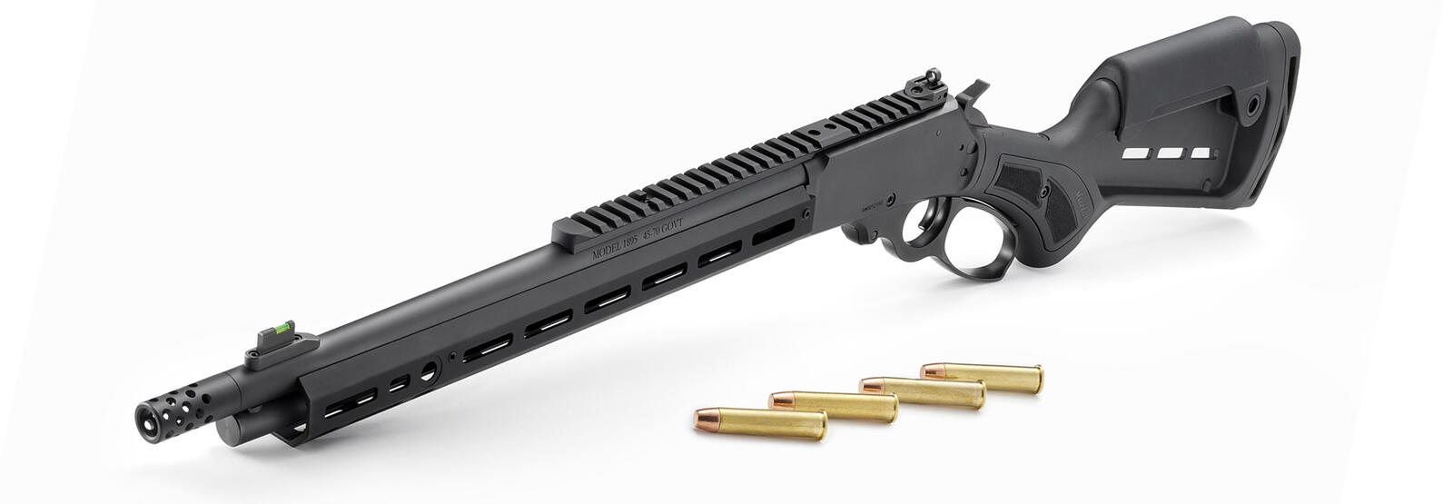 9 Best .45-70 Government Rifles for 2026 (Lever + Single-Shot) 23 Marlin 1895 Dark Series 45-70 Government polymer M-LOK threaded tactical lever action