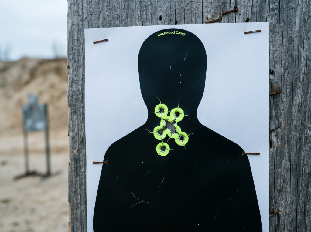 Noreen ULR Review (2026): The Lightweight .50 BMG for Long Range 13 Noreen ULR 2.0 .50 BMG five-shot 1 MOA group on Birchwood Casey Shoot-N-C target at 100 yards