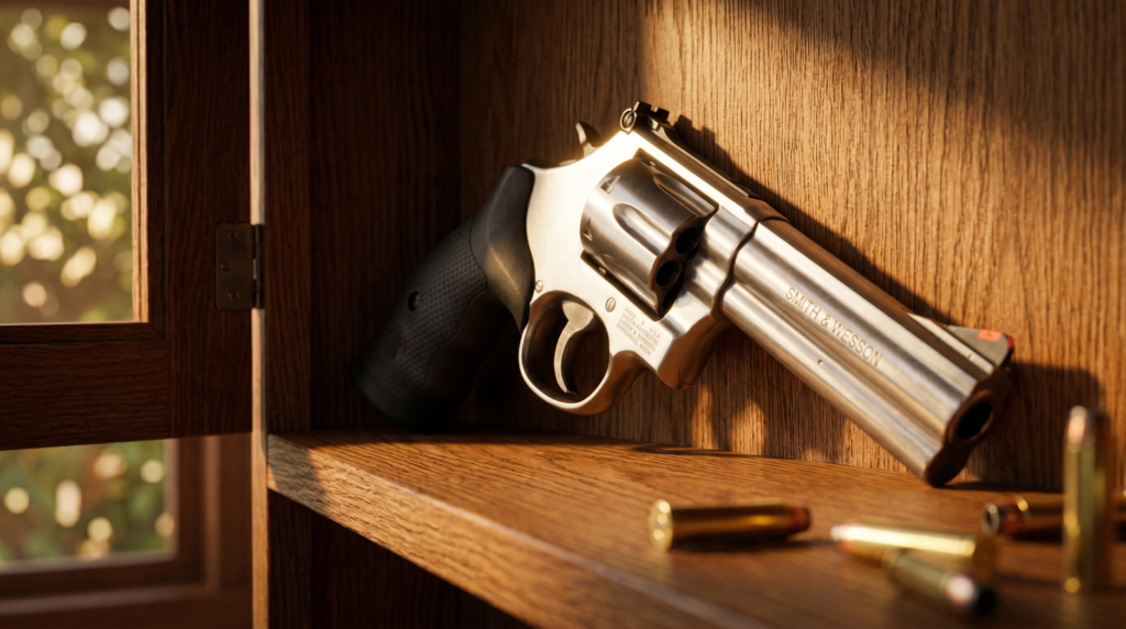 Best Home Defense Handgun (2026): Full-Size and Compact Picks 19 Smith and Wesson Model 686 revolver for home defense