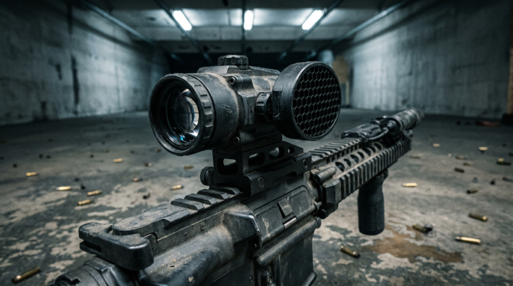 8 Best Prism Scopes in 2026: Tested and Ranked 36 Swampfox Blade 1x25 compact prism red dot on CQB short-barrel AR