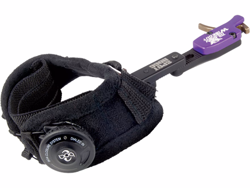 Best Bow Releases (2026): Thumb, Hinge, and Wrist Strap Ranked 6 Spot-Hogg Wiseguy tethered wrist-strap bow release with BOA dial strap option and lifetime warranty
