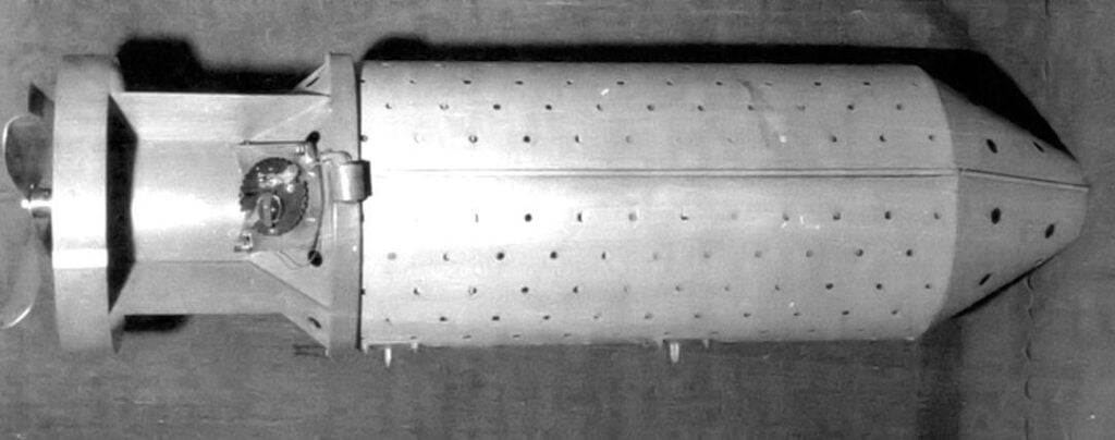 The Strangest Military Weapons Ever Built 5 A bat-bomb canister, designed to parachute down and release over a thousand bats.