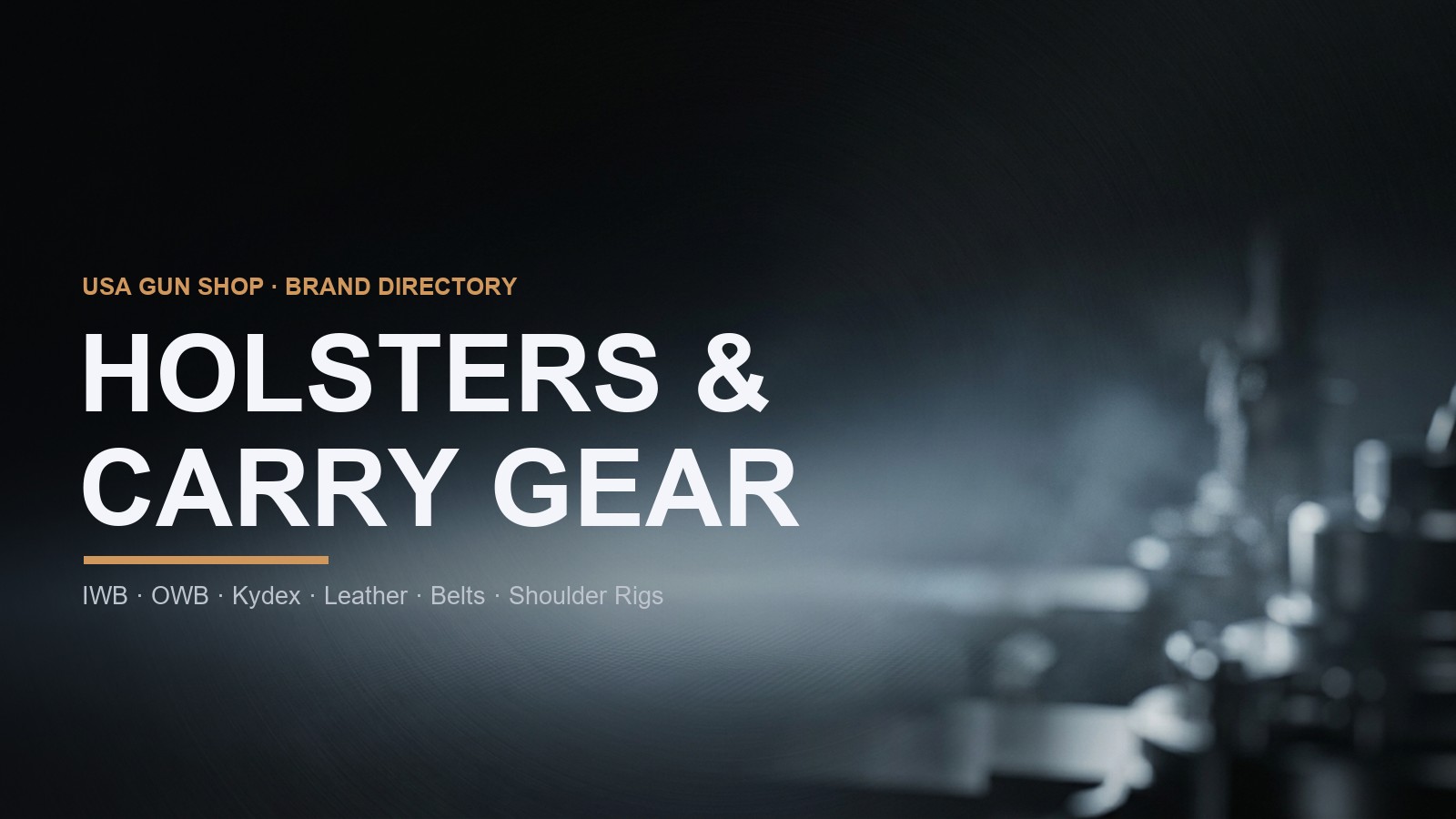 Holster & Carry Gear Brands