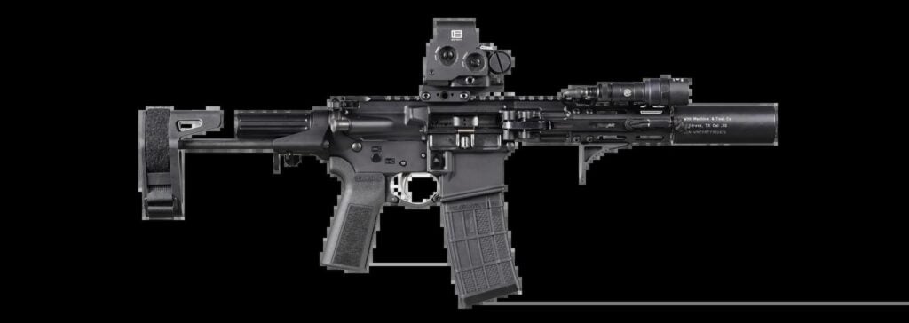FoldAR Remnant: An AR-15 That Folds Under 12 Inches (2026) 2 FoldAR Remnant ultra-compact folding AR-15 with brace, optic and suppressor