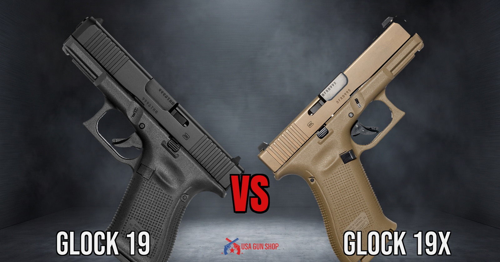 Glock 19 Vs Glock 19x comparison