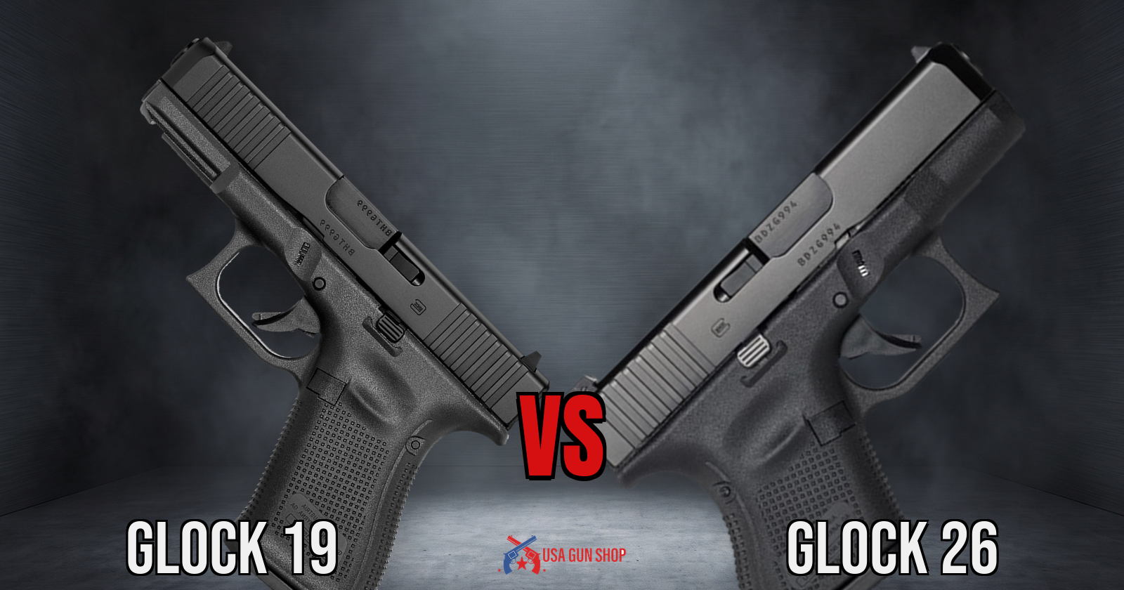 Glock 19 Vs Glock comparison