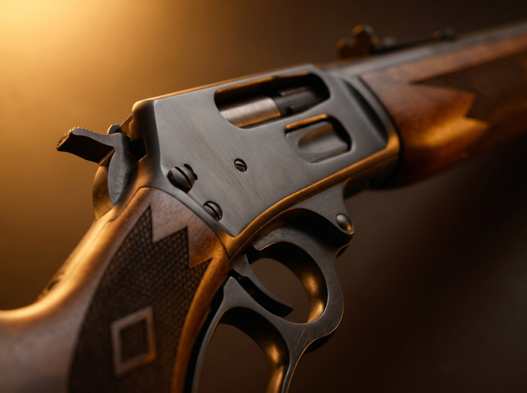 Marlin 336 Review: A Season in the Deer Woods with the Ruger-Made .30-30 (2026) 6 Close-up of the Marlin 336 side-ejection receiver and lever loop