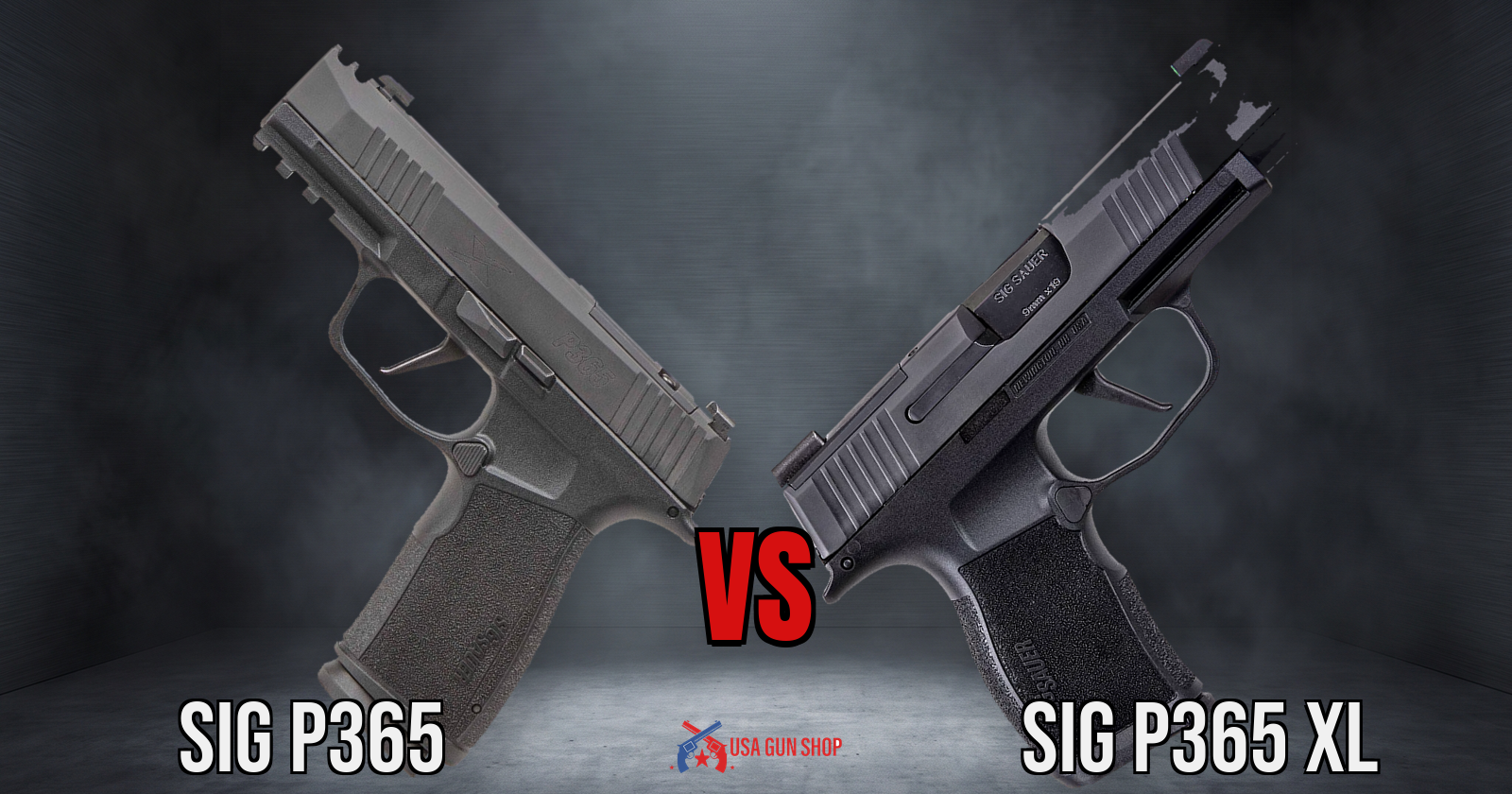 Sig P365 Vs P365 Xl comparison