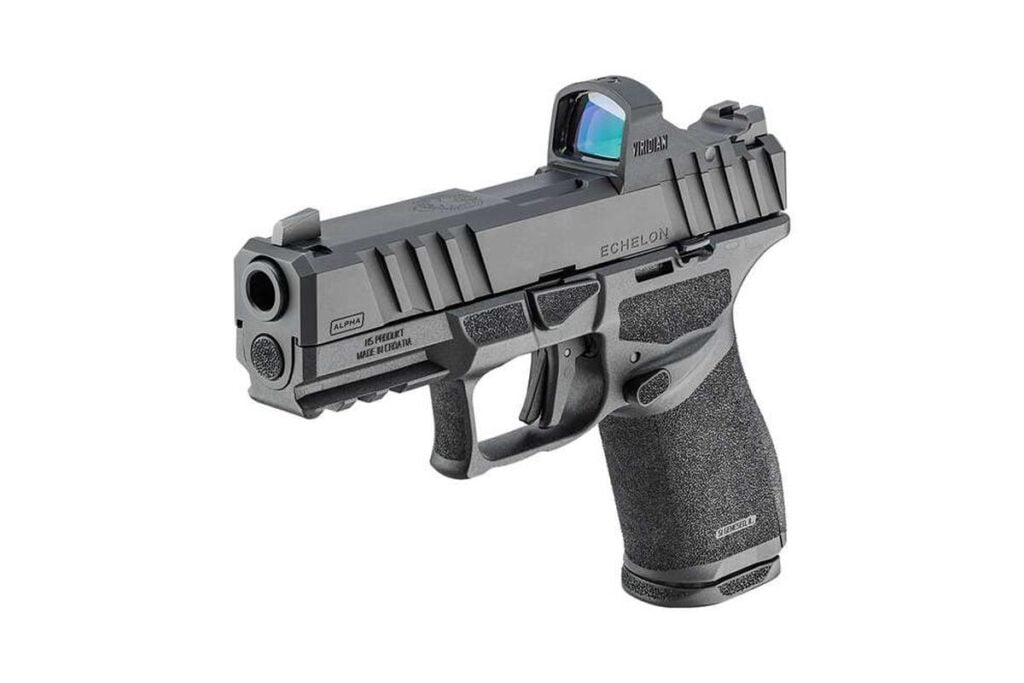 Springfield Echelon Alpha: A Lighter Echelon Arrives 2 Springfield Armory Echelon Alpha striker-fired pistol, a lighter variant of the Echelon