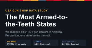 The Most Armed-to-the-Teeth States in America (Mapped) 2 The Most Armed-to-the-Teeth States in America (Mapped)