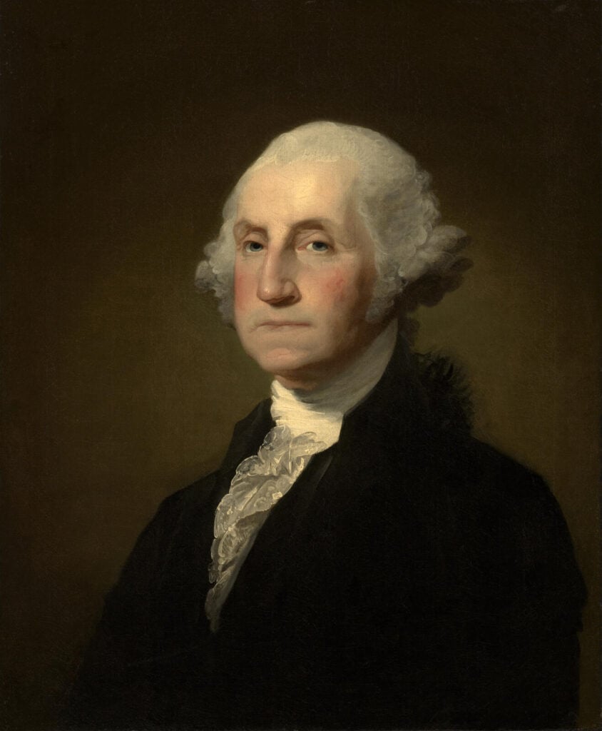 Guns of the Presidents: What They Actually Owned 2 Gilbert Stuart portrait of George Washington