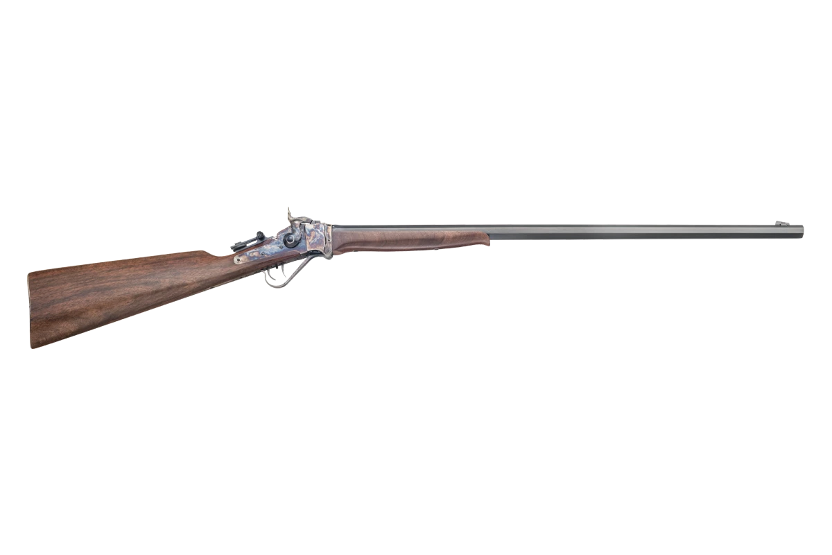 3 Best .22 Hornet Rifles in 2026 (Tested and Ranked) 4 Chiappa Little Sharps .22 Hornet single-shot falling-block rifle with color case receiver and walnut stock
