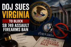DOJ Sues Virginia to Block SB 749 Assault Firearms Ban 2 DOJ Sues Virginia to Block SB 749 Assault Firearms Ban 1