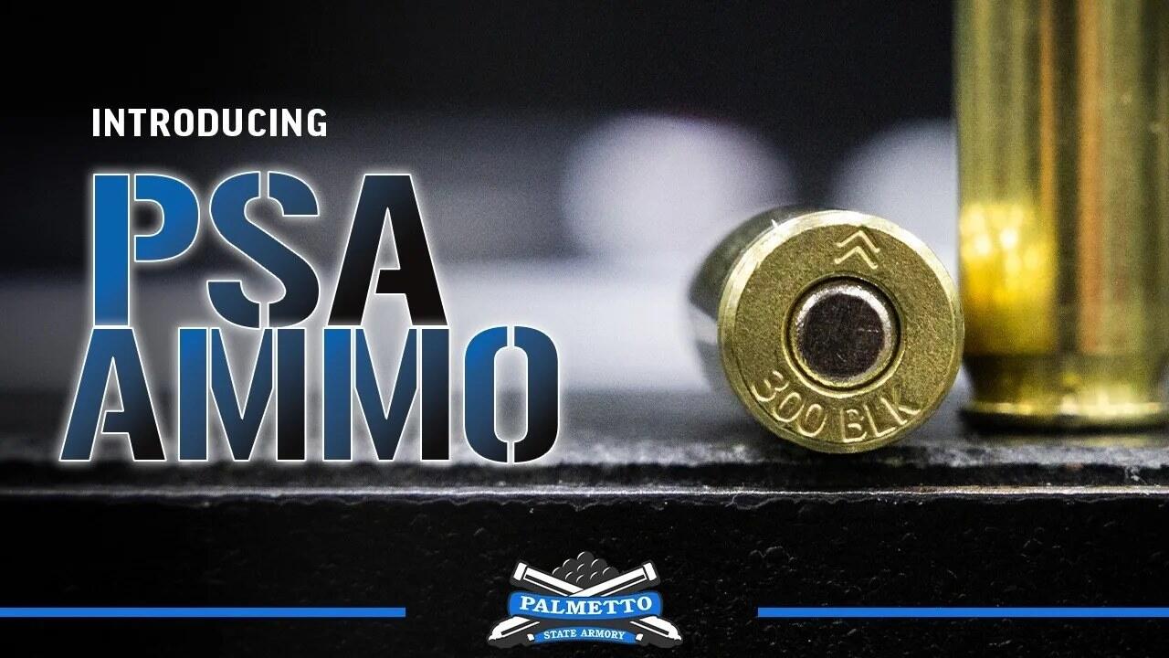 AAC Ammo Is Now PSA Ammo: Inside the Rebrand and Its 3 New Lines 1 Three boxes of PSA Ammo, the Guardsman, Sabre, and Mixtape lines, standing on a table beside loose brass cartridges.