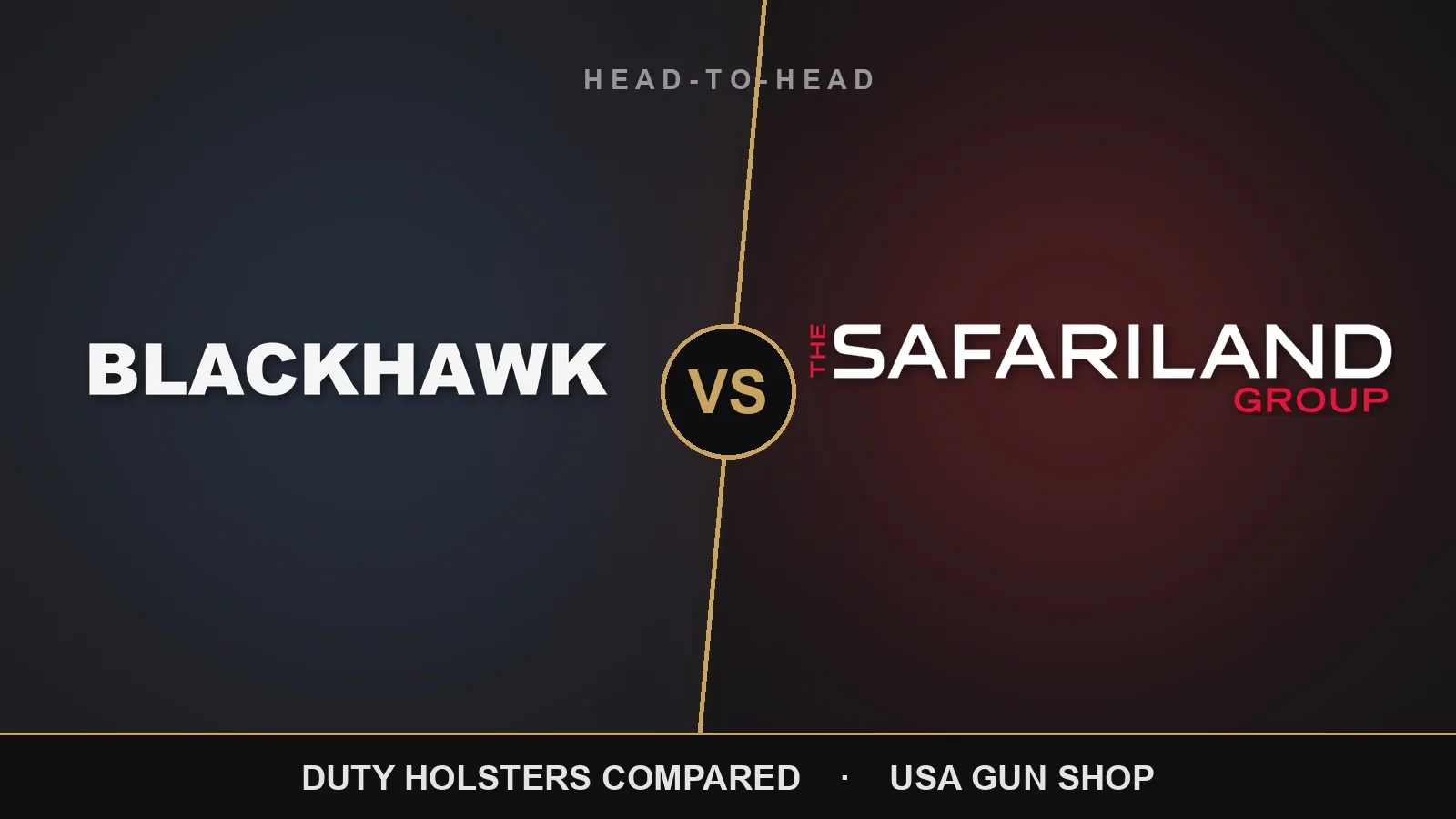 Blackhawk vs Safariland: Holsters Compared 1 Blackhawk vs Safariland duty holsters compared — USA Gun Shop head-to-head