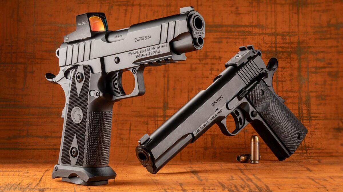EAA Witness2311 CMXX: A Factory-Comped 10mm 2011 for $1,149 1 EAA Girsan Witness2311 double-stack 2011 pistols in 10mm Auto, the Girsan platform the new compensated CMXX model joins