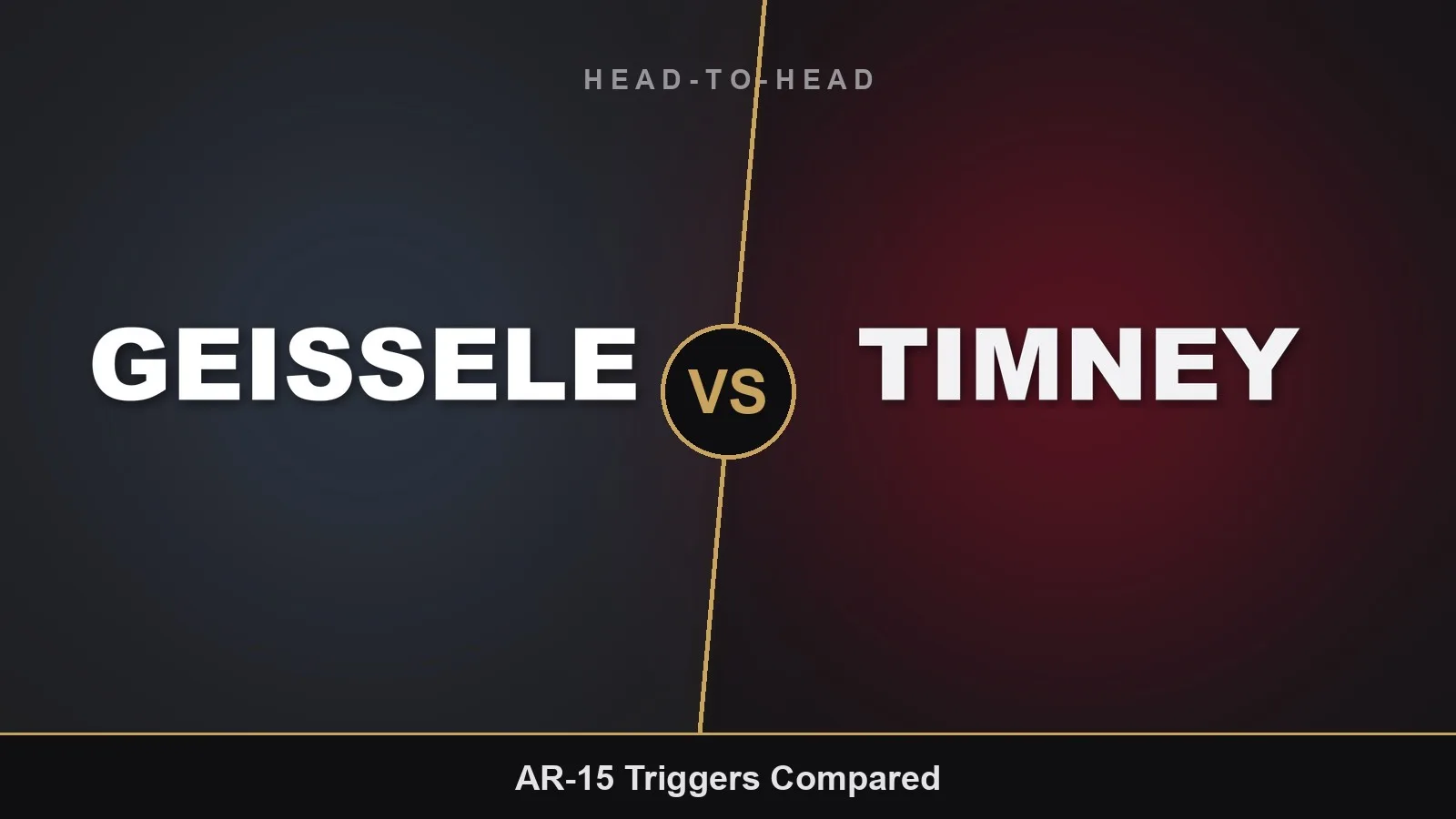 Geissele vs Timney AR-15 triggers compared