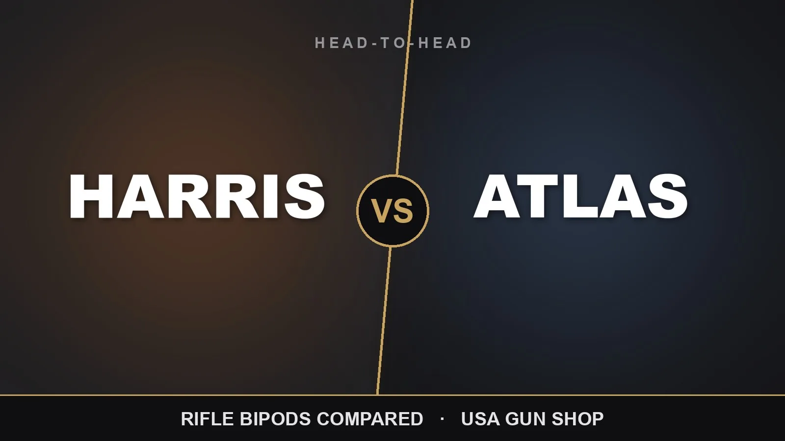 Harris vs Atlas: Rifle Bipods Compared 1 Harris vs Atlas rifle bipods compared — USA Gun Shop head-to-head