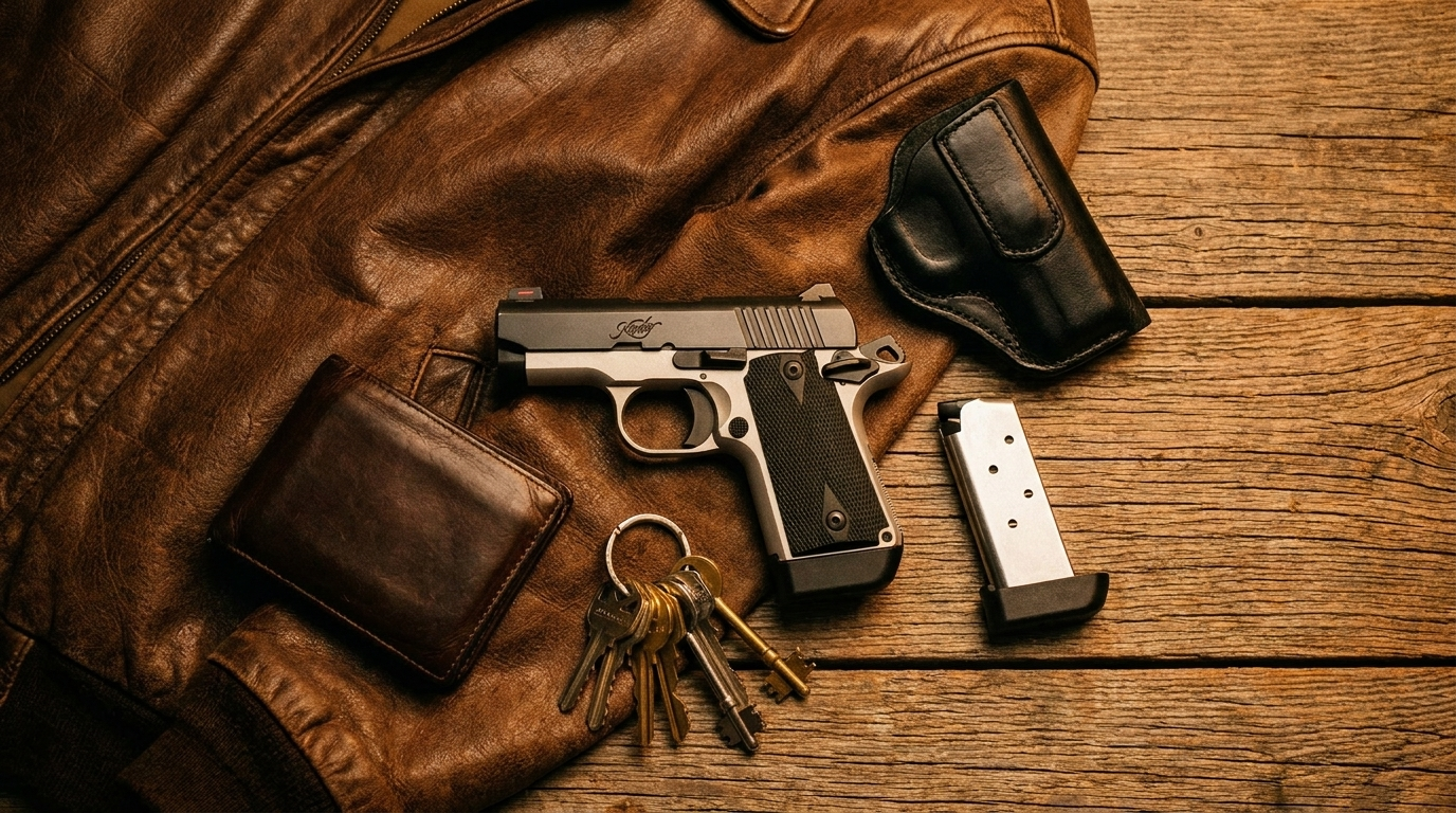 Kimber Micro 9 9mm carry pistol with an everyday carry setup
