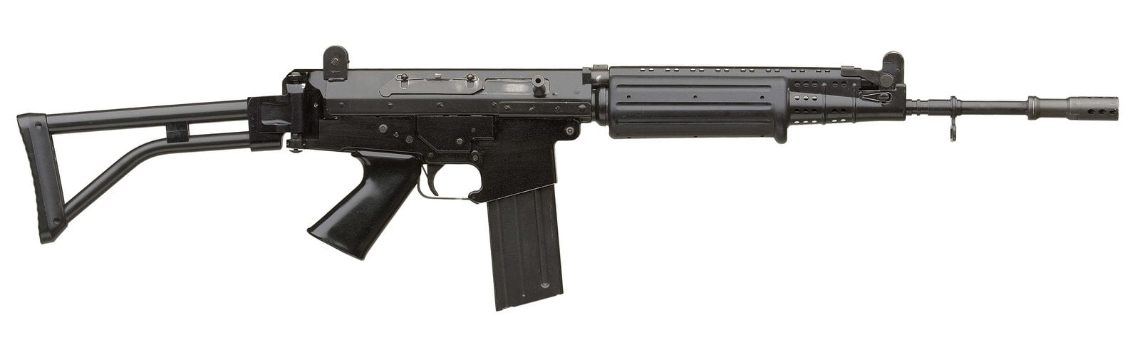 The Real Cost of a Movie Hero's Arsenal (What Iconic Movie Guns Cost) 7 FN FNC 5.56mm assault rifle, right side