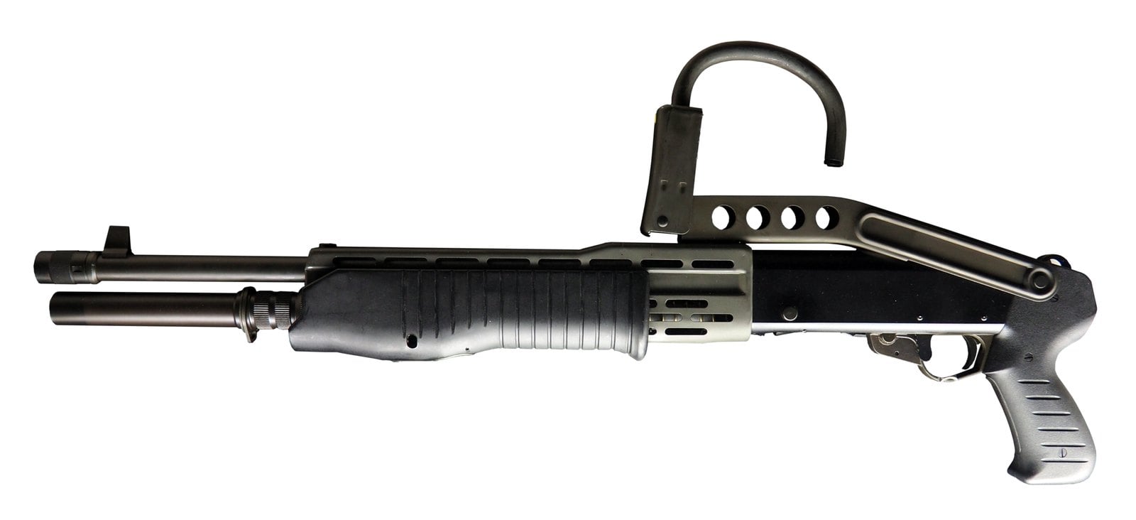 The Real Cost of a Movie Hero's Arsenal (What Iconic Movie Guns Cost) 6 Franchi SPAS-12 dual-mode combat shotgun with the folding hook stock