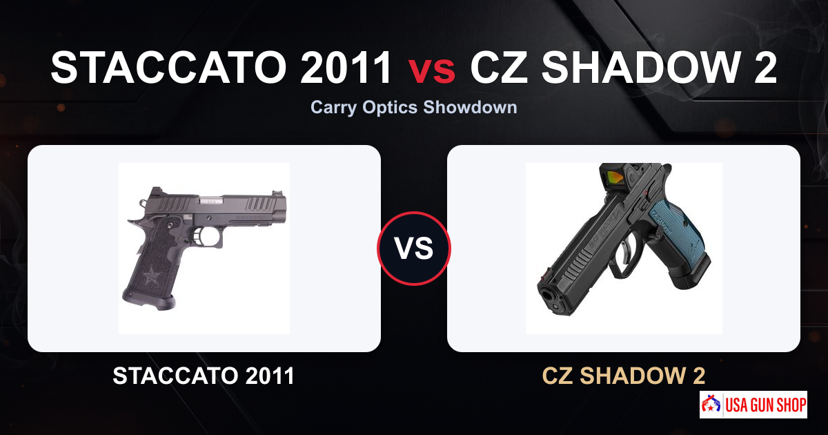Staccato 2011 and CZ Shadow 2 side by side comparison featured image