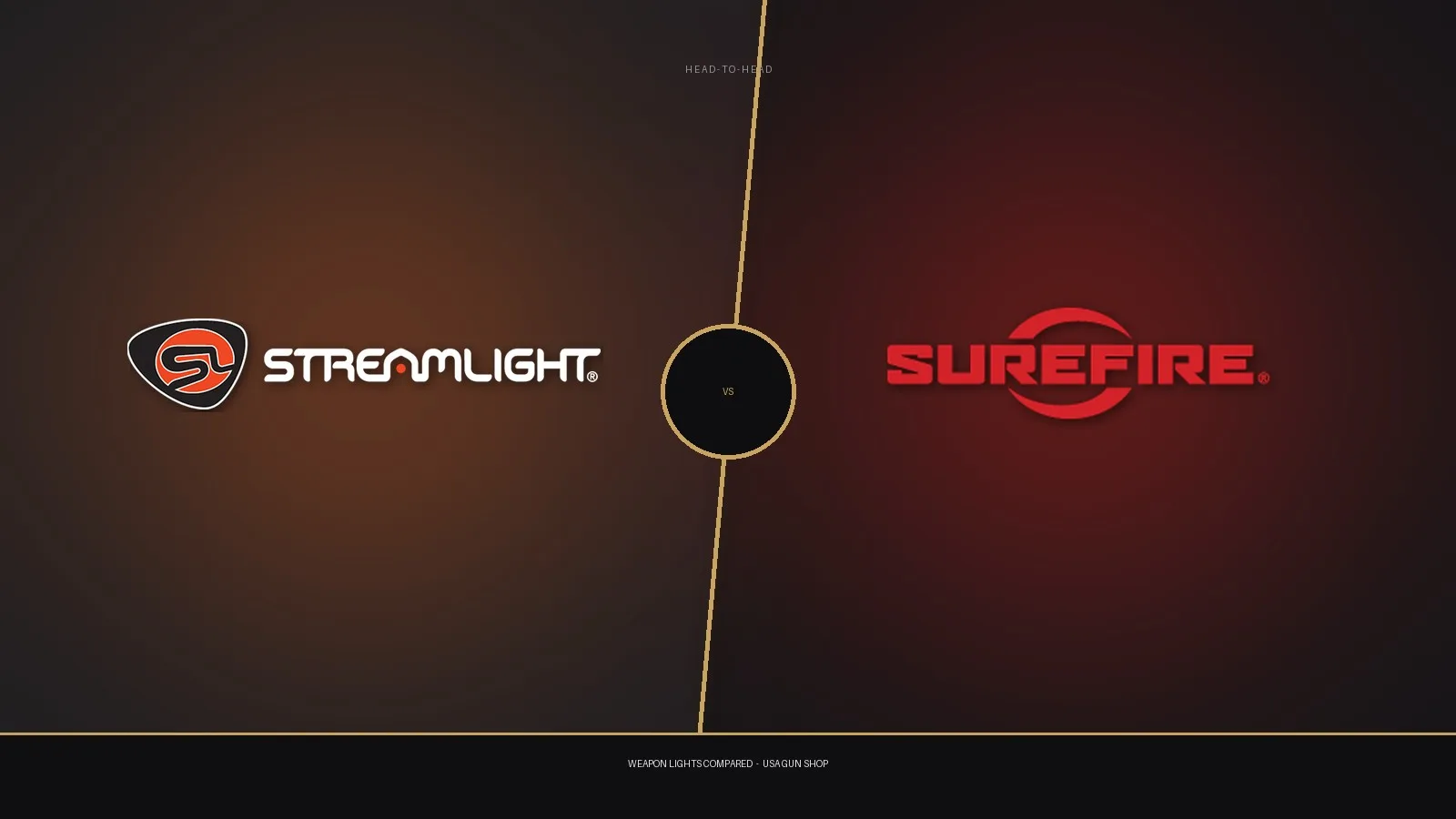 Streamlight vs SureFire: Weapon Lights Compared 1 Streamlight vs SureFire weapon lights compared — USA Gun Shop head-to-head