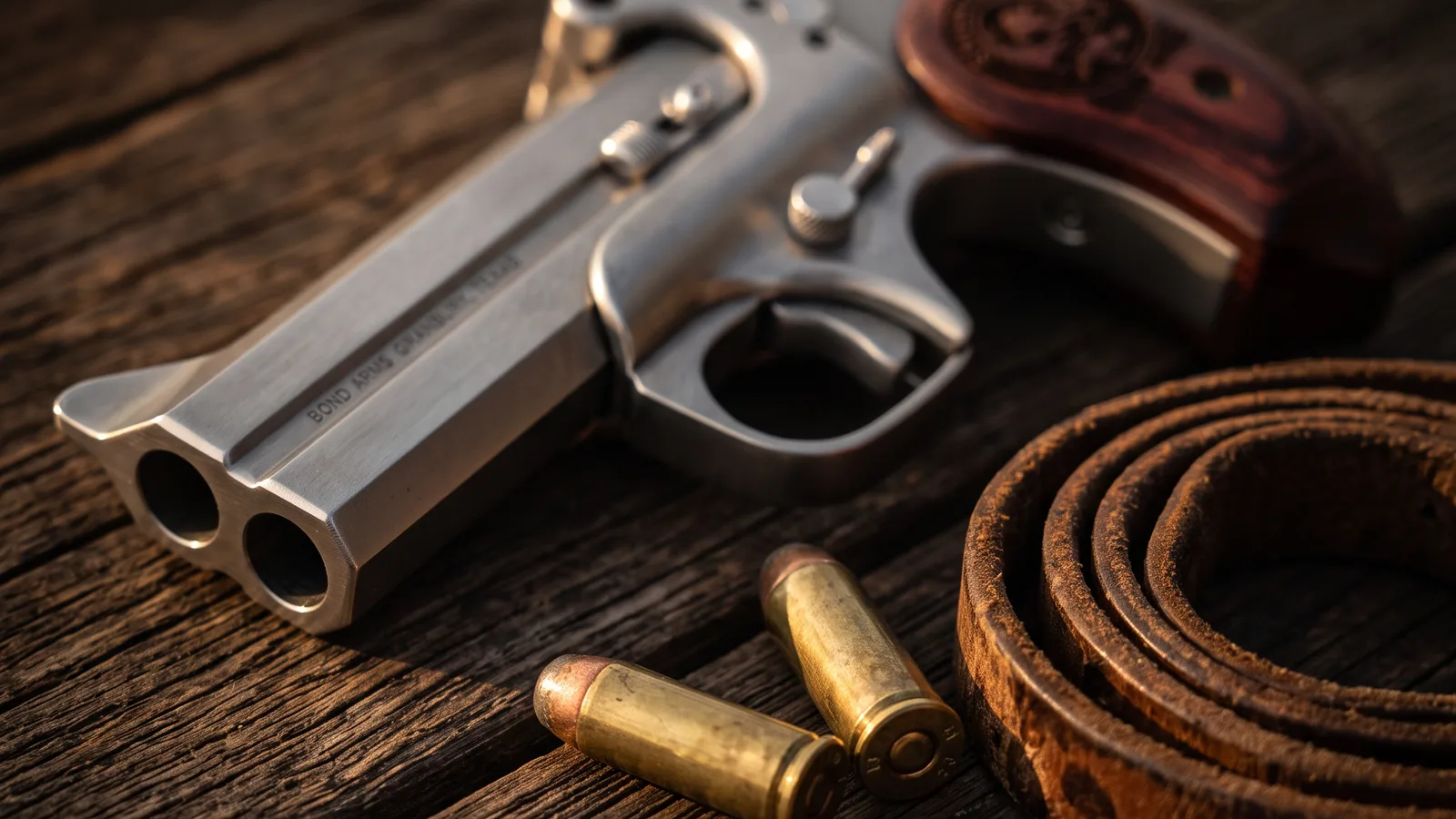 Best derringers 2026 - Bond Arms Snake Slayer IV with .45 Colt cartridges