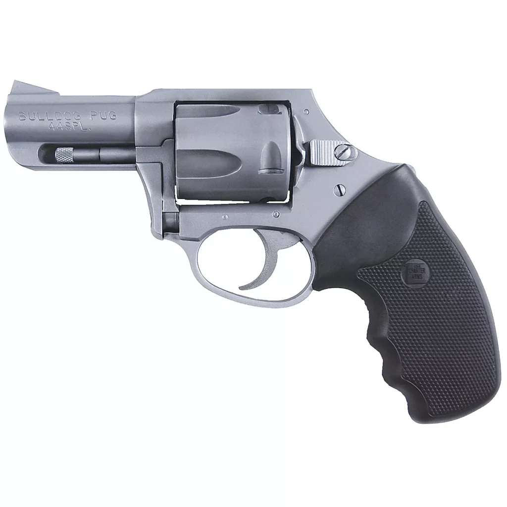 Charter Arms Bulldog Pug in .44 Special, matte stainless with a 2.5 inch barrel