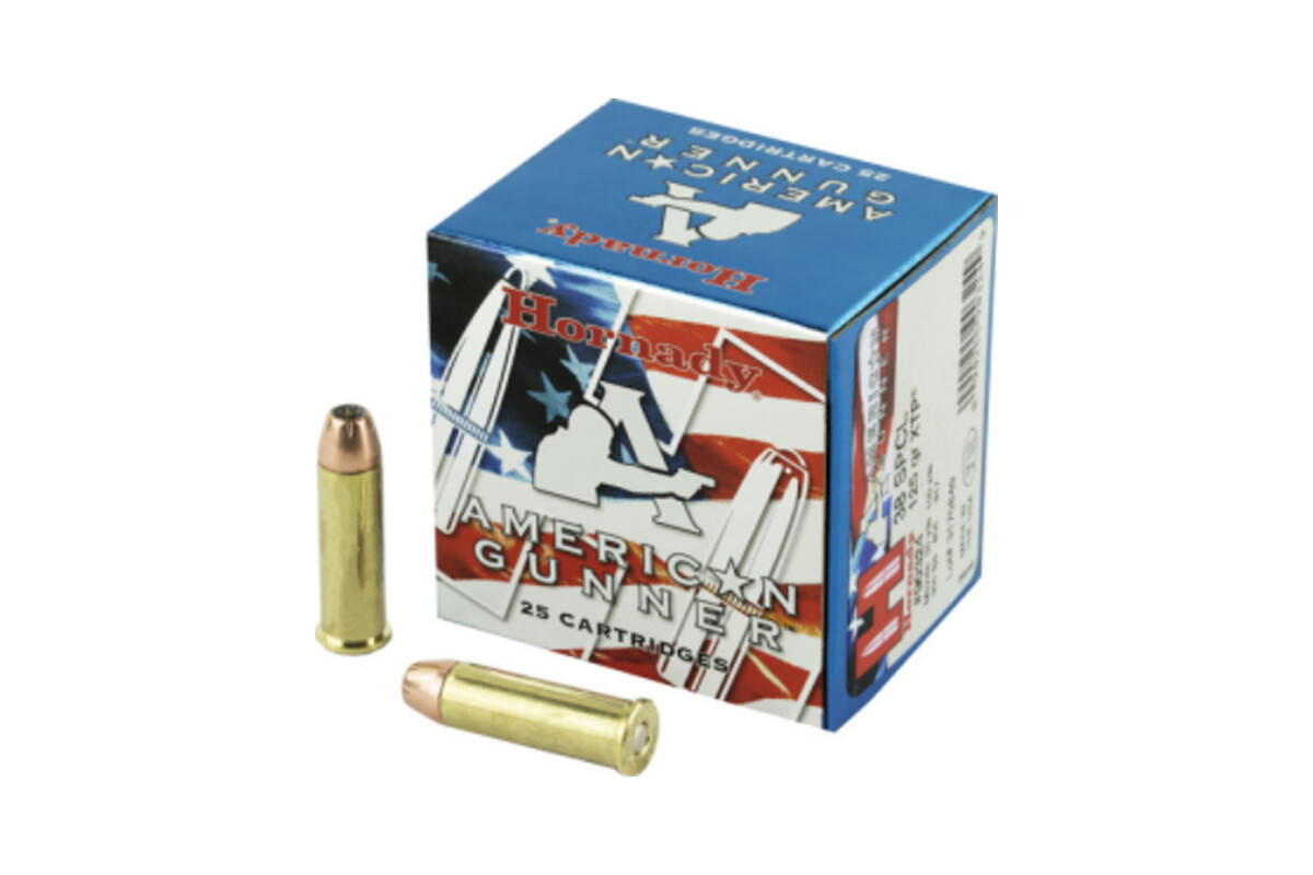 Hornady American Gunner .38 Special 125 grain XTP ammunition