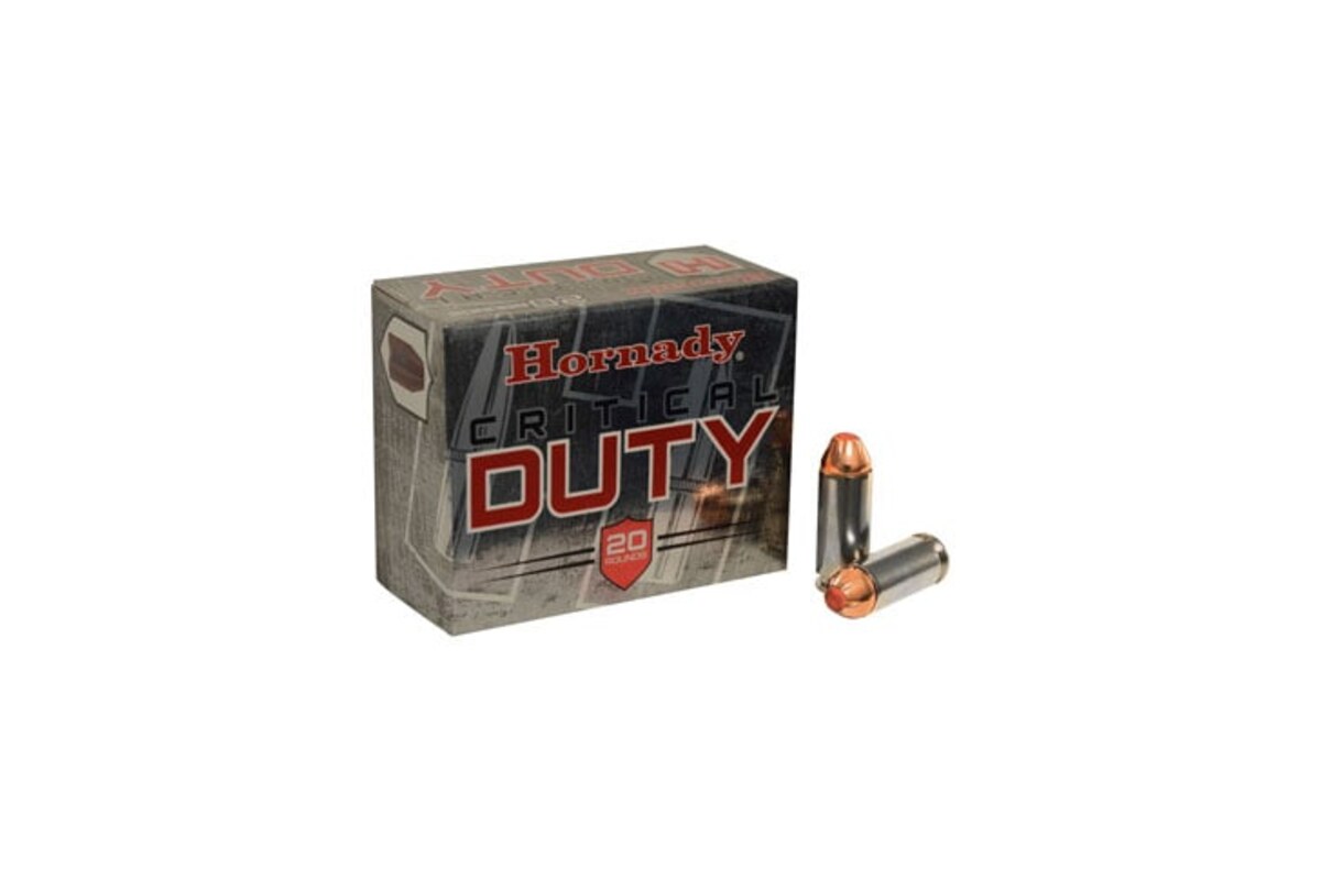 Hornady Critical Duty 10mm Auto 175 grain FlexLock ammunition box