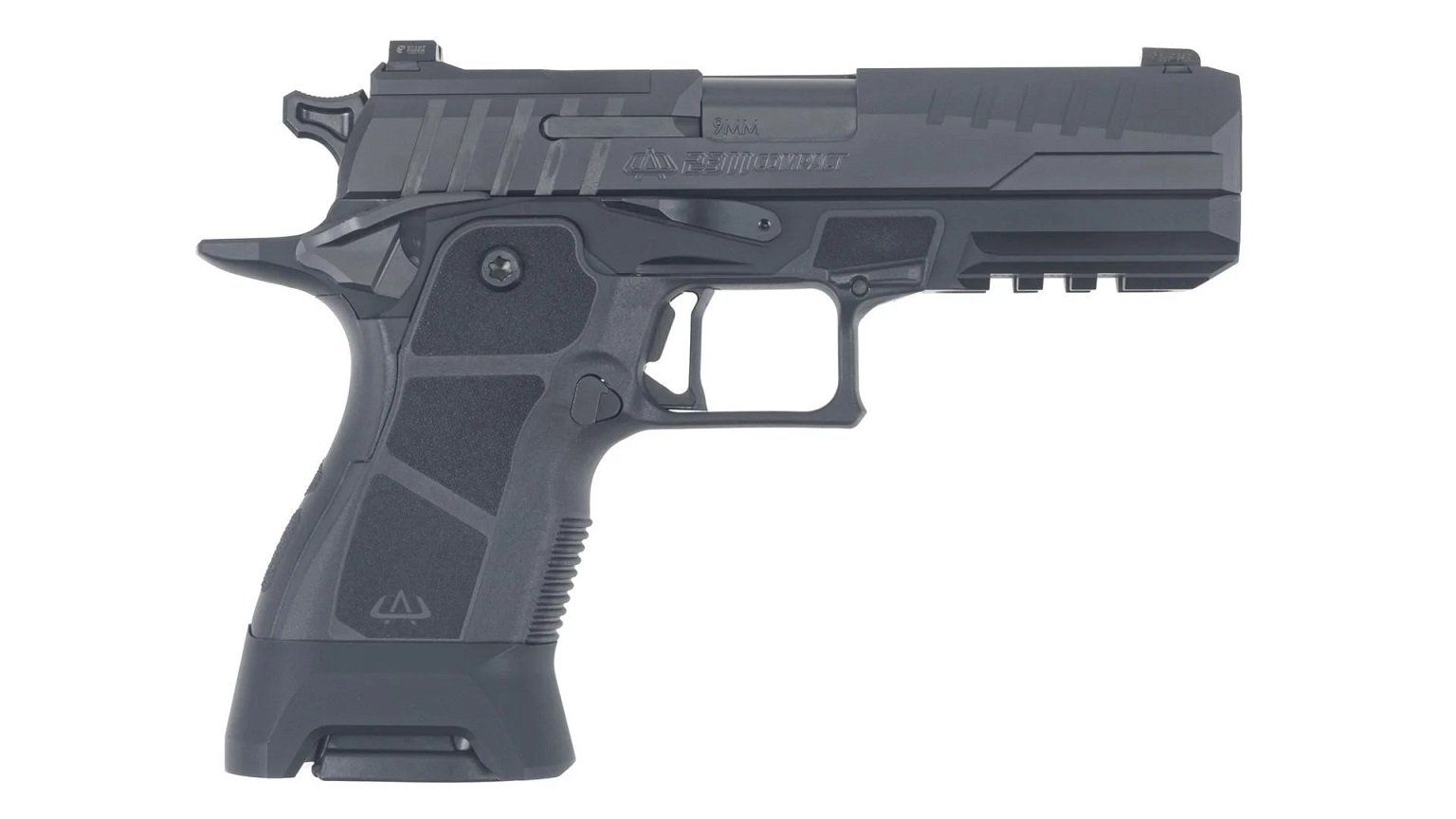 OA Defense 2311 Compact 9mm, slide marked 2311 Compact, left profile