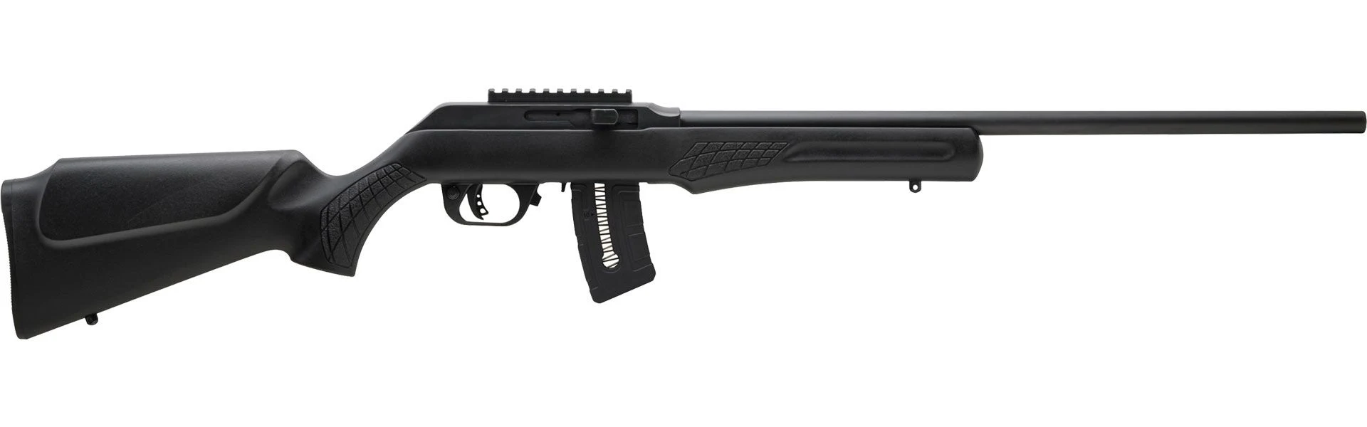 Rossi RS22M .22 WMR semi-auto rifle with black polymer stock and factory Picatinny rail