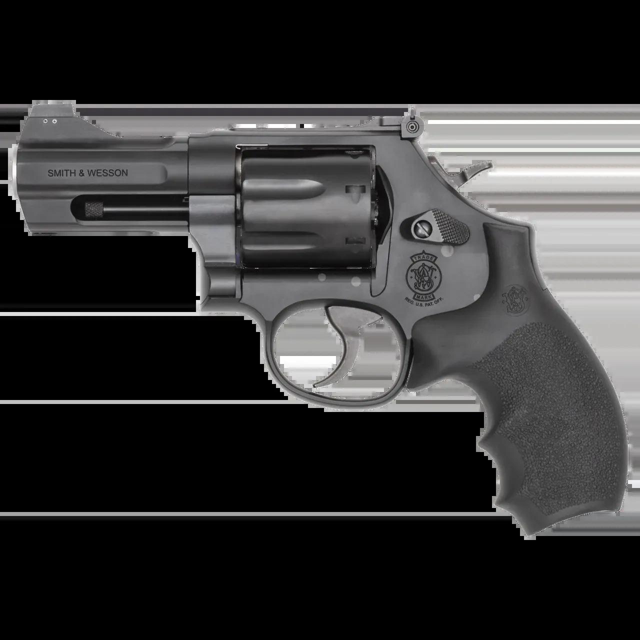 Smith and Wesson Model 396 Night Guard, a scandium-framed five-shot .44 Special revolver with a 2.5-inch barrel and tritium front sight