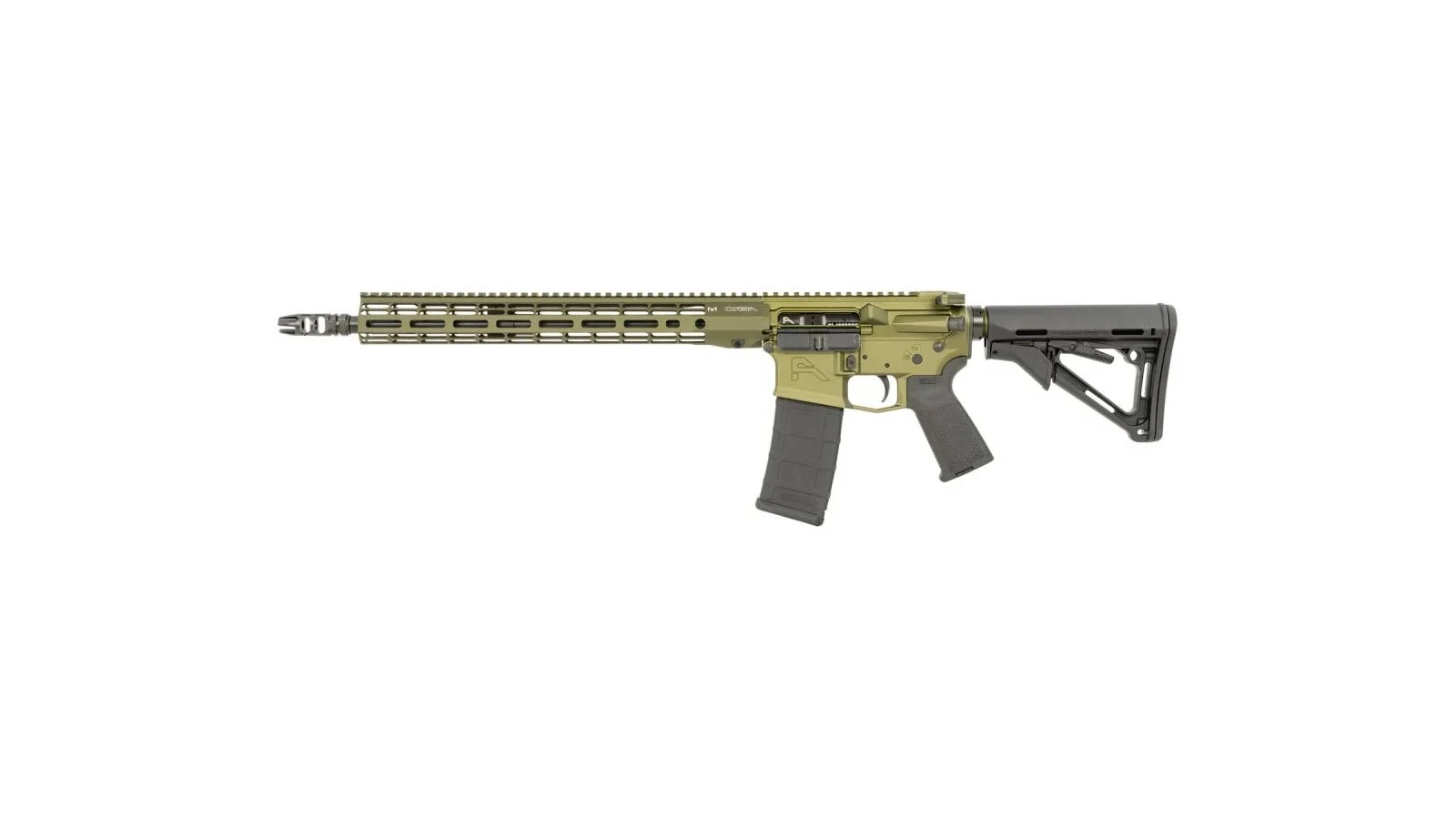 Aero Precision M4E1 complete rifle in OD green Cerakote with ATLAS M-LOK handguard