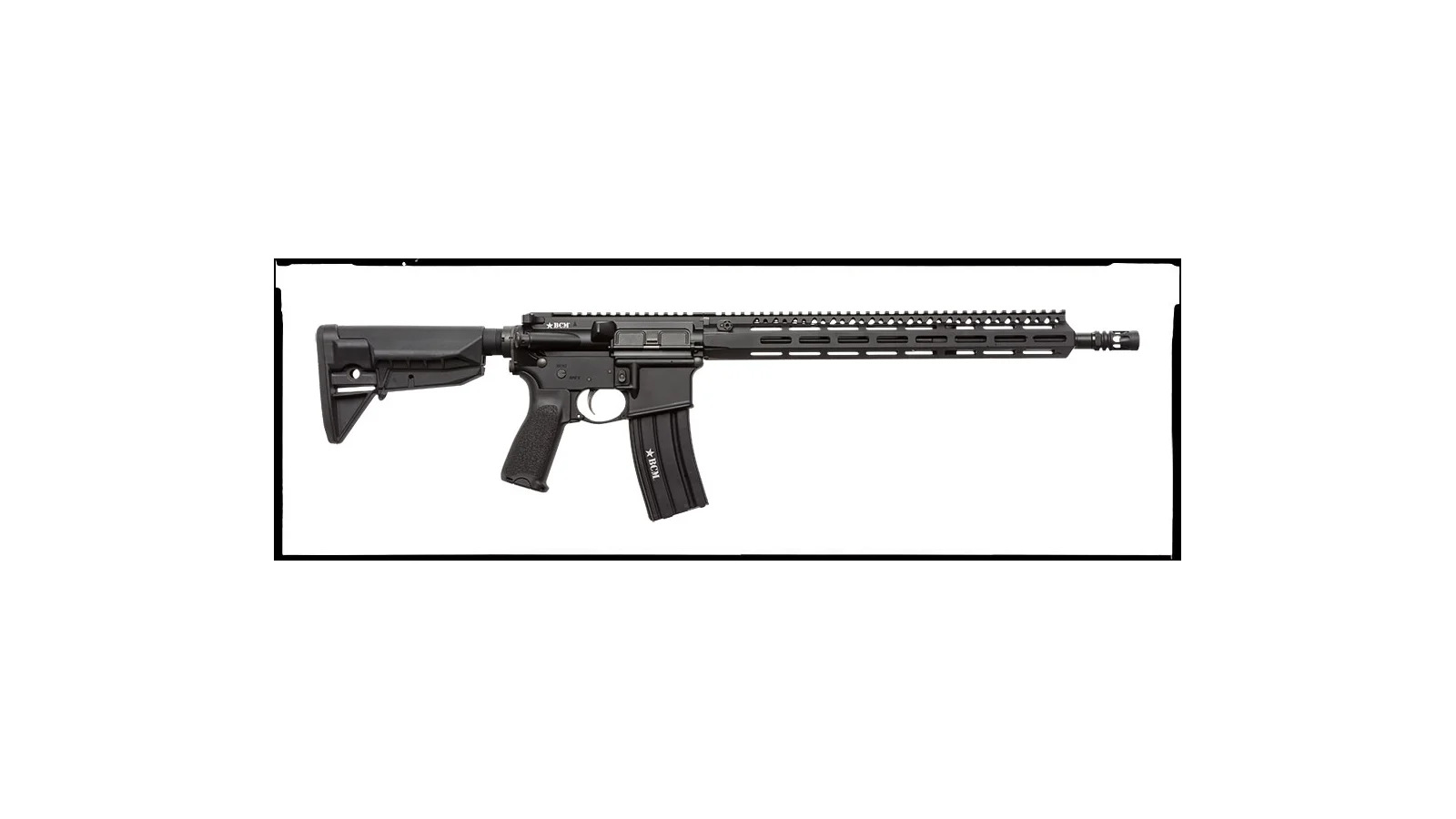BCM RECCE-16 with MCMR M-LOK handguard and BCM Gunfighter furniture, left side profile