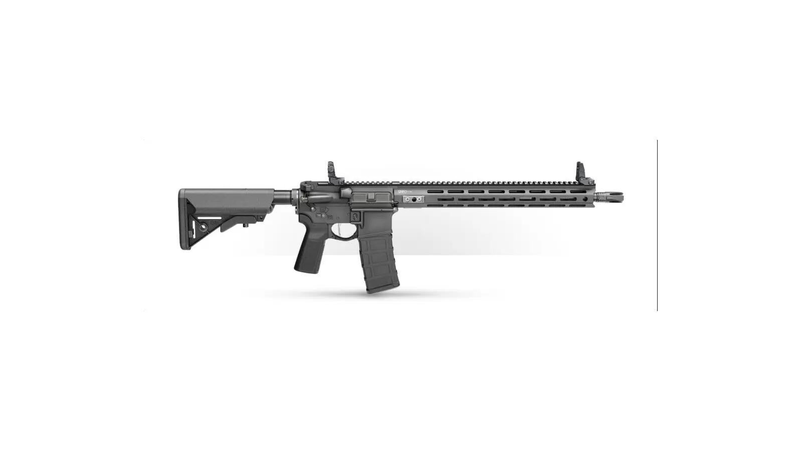 Springfield Armory Saint Victor 5.56 NATO rifle with M-LOK free-float handguard, flip-up sights and B5 furniture