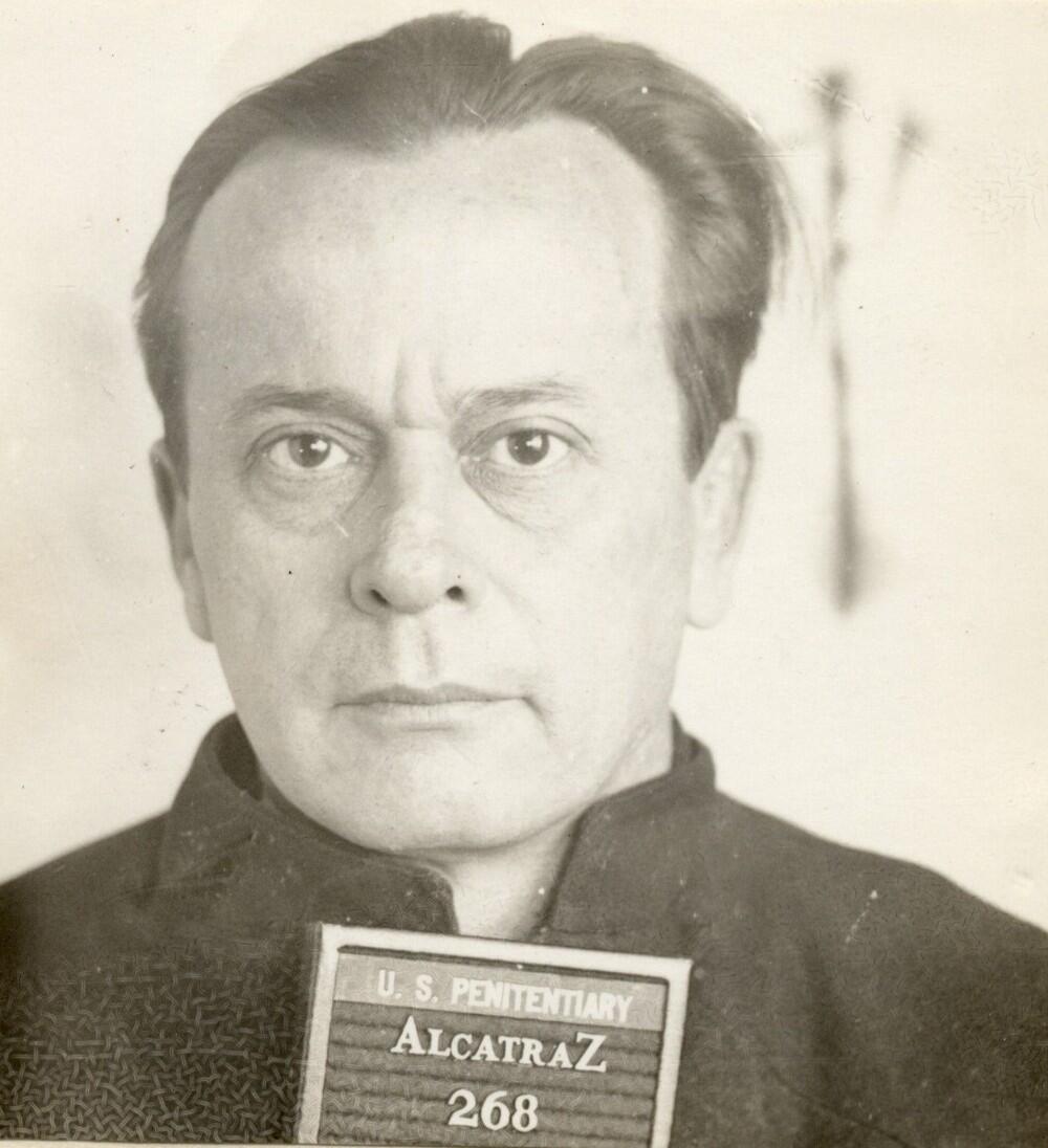 Alcatraz prison photograph of Arthur Doc Barker, inmate 268