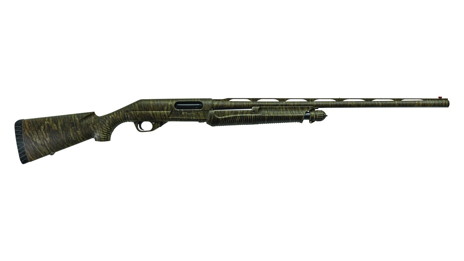 Benelli Nova 20 gauge pump-action shotgun in Mossy Oak Bottomland camo