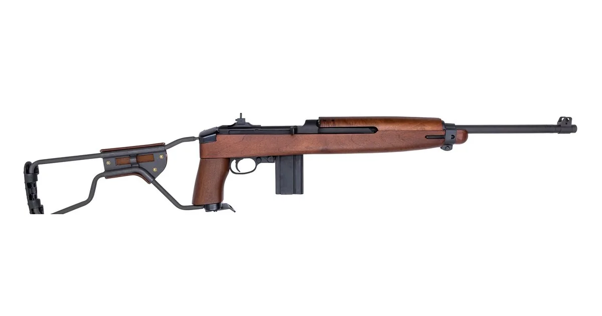 Auto-Ordnance AOM150 Paratrooper M1 Carbine with folding metal stock extended