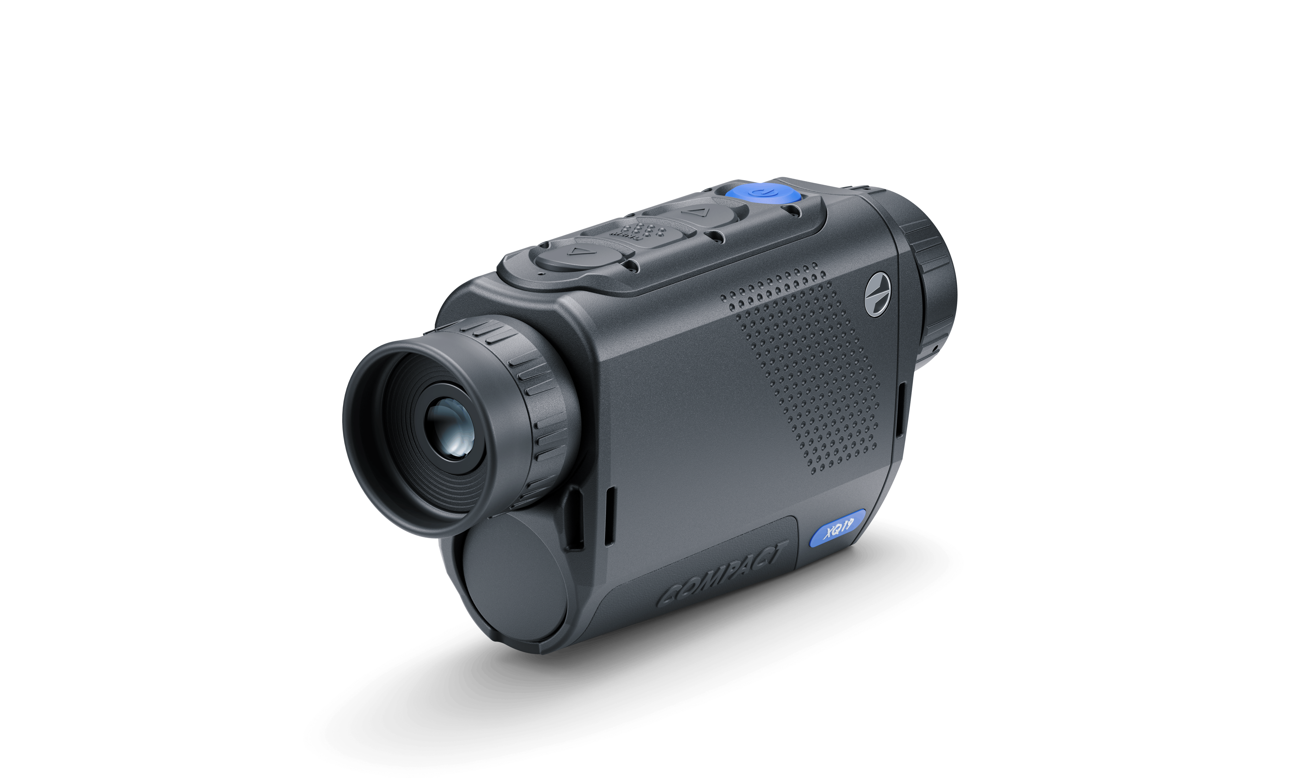 Thermal monocular held for night scanning, hog and predator hunting