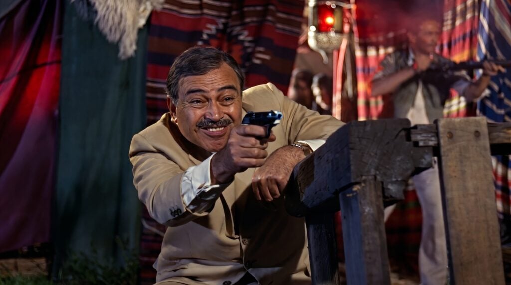 Kerim Bey firing a Walther PPK in From Russia With Love