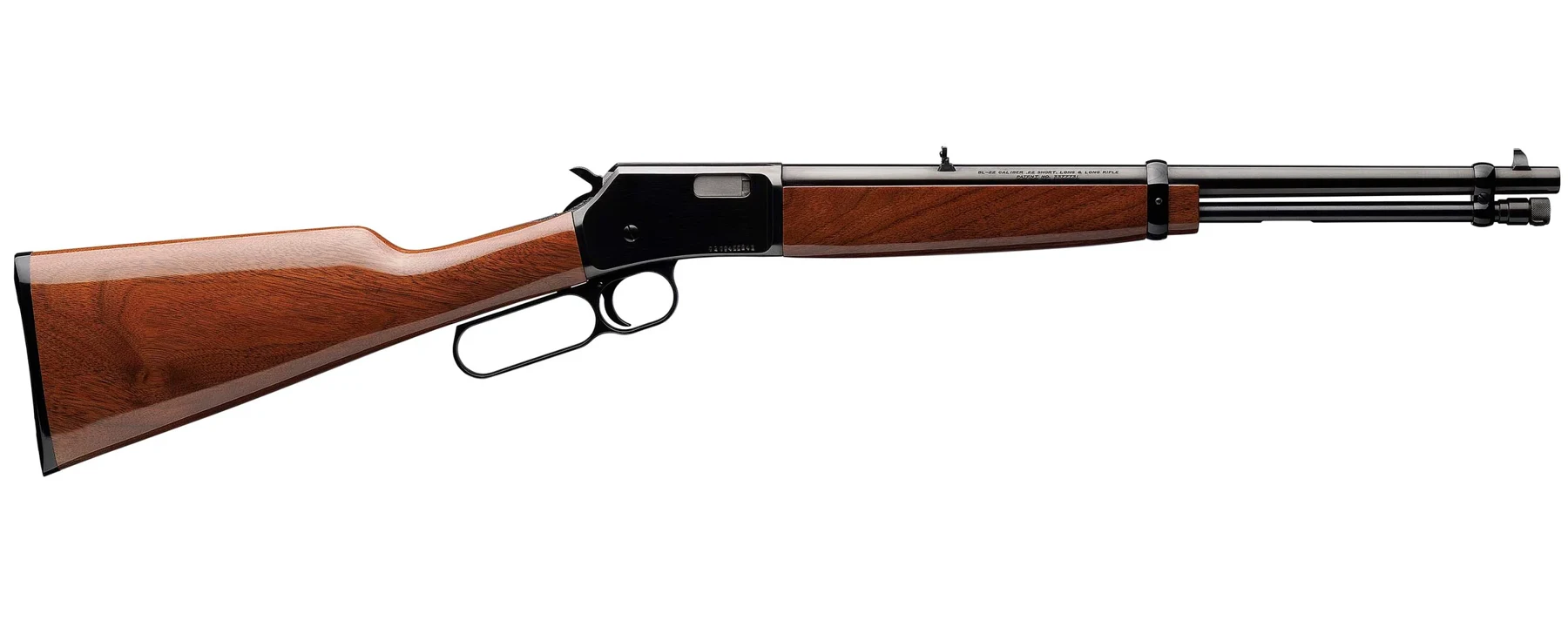 Browning BL-22 Micro Midas youth lever action .22 rifle, left side profile