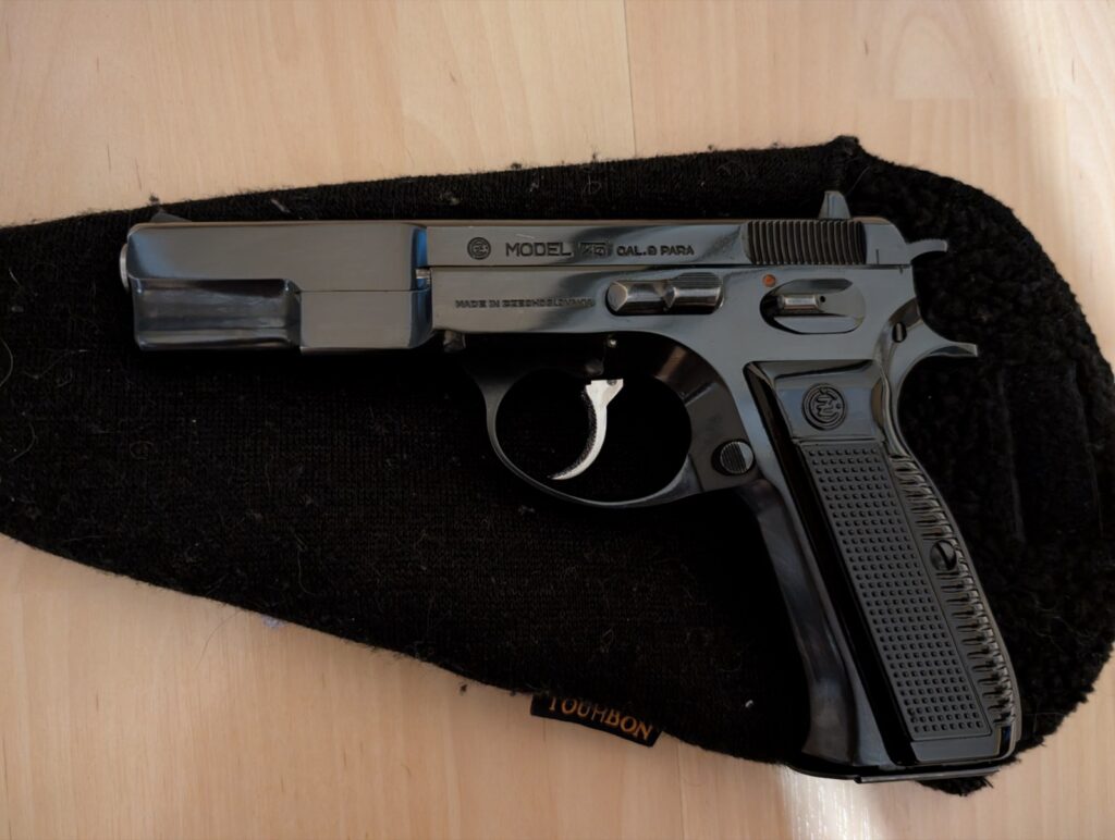 Early CZ 75 pistol made between 1975 and 1979