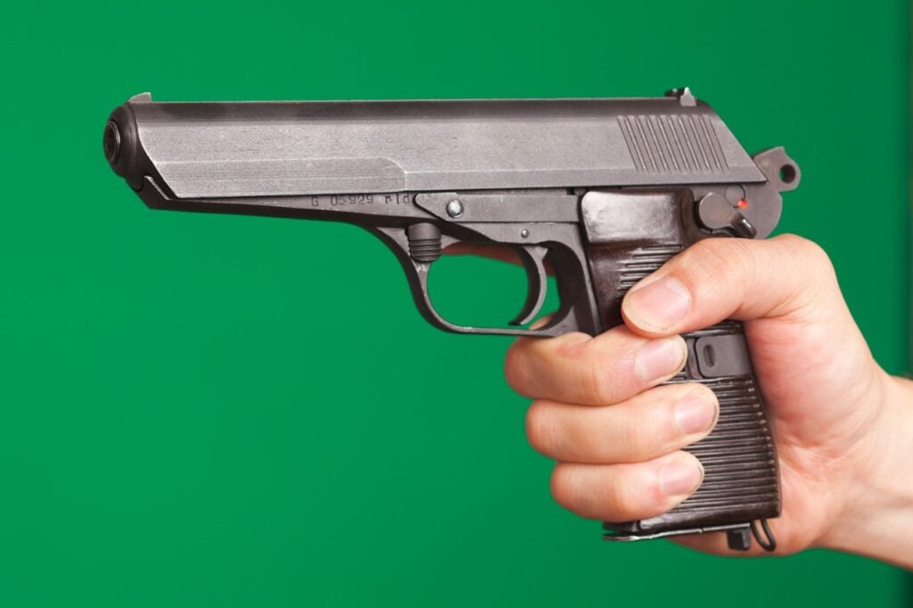 Czechoslovak CZ-52 pistol in 7.62x25 Tokarev, a C&R-listed Cold War pistol